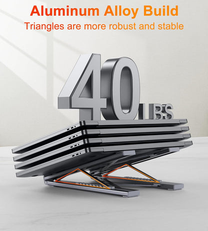 Ergonomic Foldable Laptop Riser